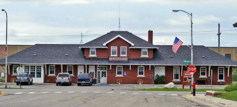 Former Railroad Depot now City Hall, Warroad Minnesota, 2009