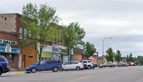 Street scene, Warroad Minnesota, 2009