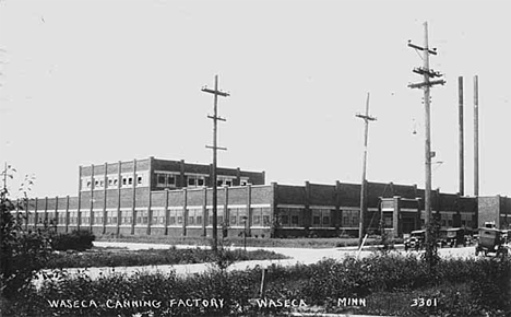 Waseca Canning Factory, Waseca Minnesota, 1925