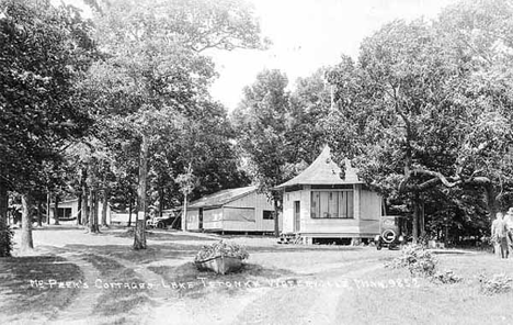 Mr. Peek's cottages, Lake Tetonka, Waterville Minnesota, 1912