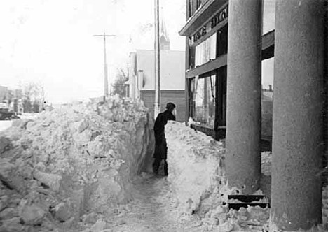 Blizzard, Watkins Minnesota, 1940