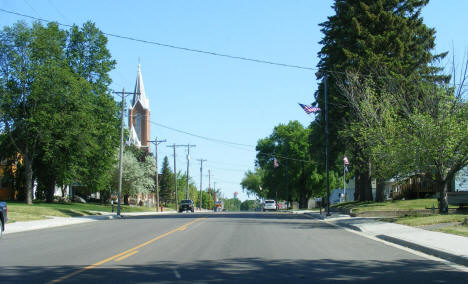 Street scene, Watkins Minnesota, 2009