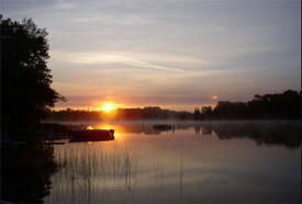 View from Rainbow Resort, Waubun Minnesota