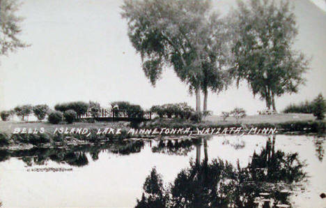 Bells Island, Lake Minnetonka, Wayzata Minnesota, 1944