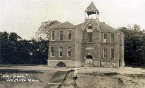 High School, Wayzata Minnesota, 1910's