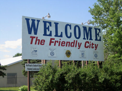 Welcome sign, Welcome Minnesota, 2012