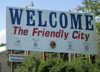 Welcome sign, Welcome Minnesota