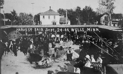 Harvest Fair, Wells Minnesota, 1908