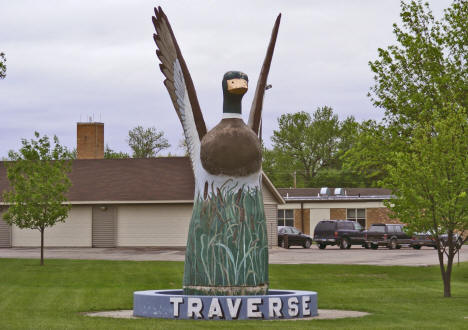Duck Statue, Wheaton Minnesota, 2008