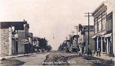 Main Street, Wheaton Minnesota, 1912
