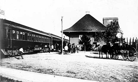 Depot, Wheaton Minnesota, 1900