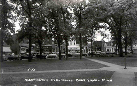 Washington Avenue, White Bear Lake Minnesota, 1940's