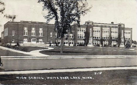 High School, White Bear Lake Minnesota, 1920's