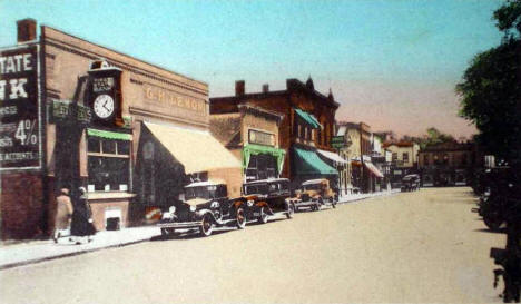 Railroad Avenue, White Bear Lake Minnesota, 1920's