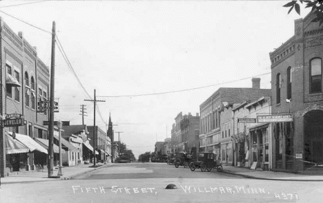 Fifth Street, Willmar Minnesota, 1910's