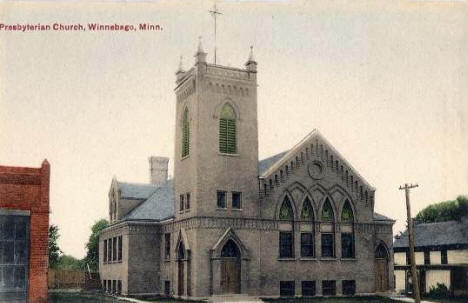 Presbyterian Church, Winnebago Minnesota, 1910's