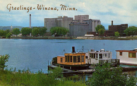 Mississippi River, Winona Minnesota, 1959
