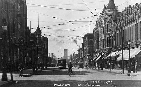 Third Street, Winona Minnesota, 1927