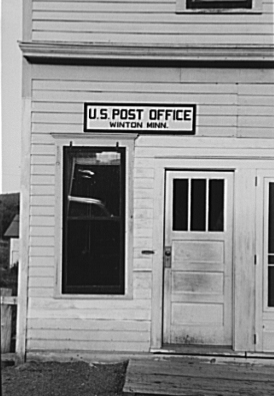Post Office, Winton Minnesota, 1937