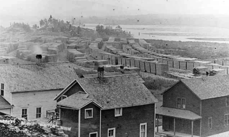 View of Winton Minnesota, 1905