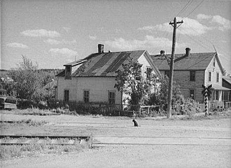 Street scene, Winton Minnesota, 1937