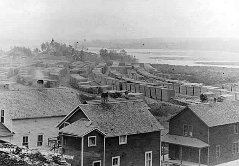 View of Winton Minnesota, 1905