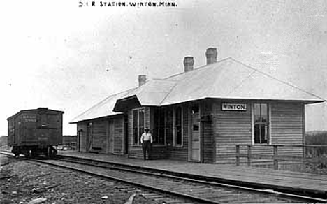 Railroad Depot, Minnesota, 1905