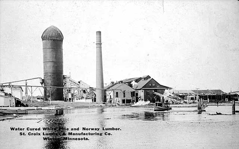 St. Croix Lumber Company mill at Winton Minnesota, 1915