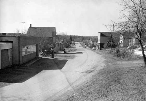Main Street in Winton Minnesota, 1959