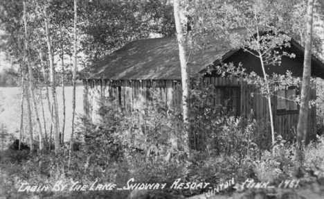 Cabin at Skidway Resort, Winton Minnesota, 1940's