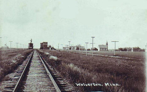 View of Wolverton Minnesota, 1909