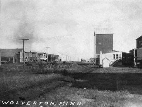 Main Street, Wolverton Minnesota, 1908