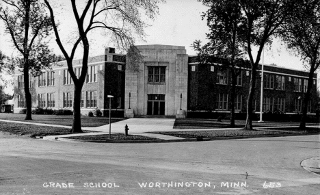 Grade School, Worthington Minnesota, 1950's