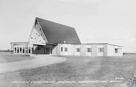 Mission Covenant Church, Worthington Minnesota, 1960's?