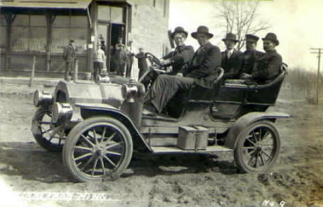 Street scene, Zimmerman Minnesota, 1910's