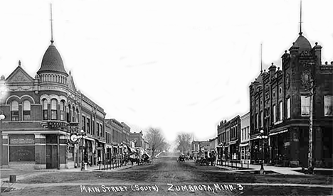 Main Street, Zumbrota Minnesota, 1905