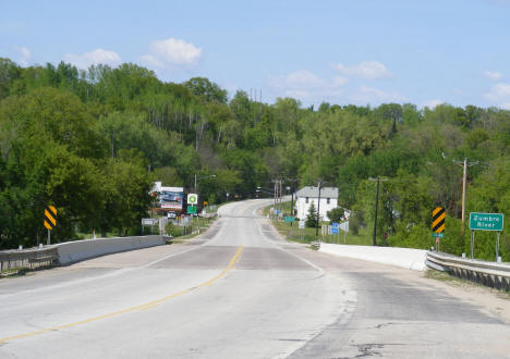 Street scene, Zumbro Falls Minnesota, 2010