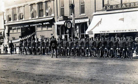 Memorial Day Parade, Zumbrota Minnesota, 1911