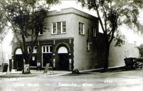 Opera House, Zumbrota Minnesota, 1915