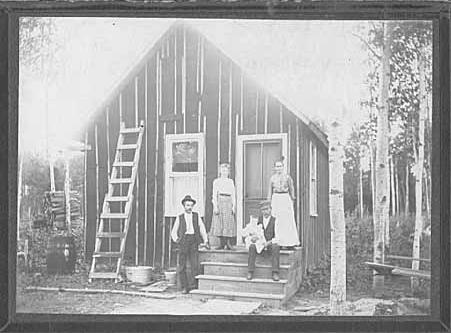 Charles Beigman's home; first private dwelling in Aurora Minnesota, 1904