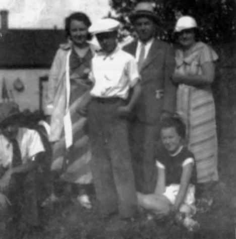 Hocking Family in Babbitt Minnesota, 1935