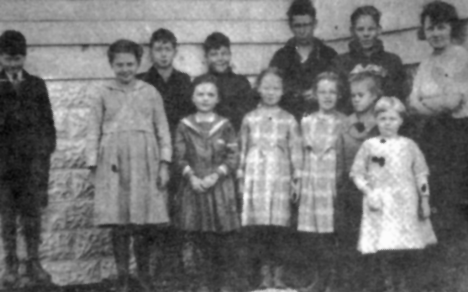 First School in Babbitt Minnesota, October, 1920