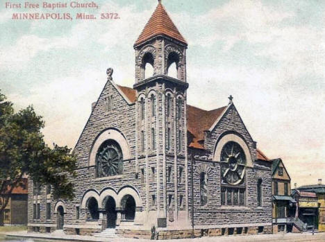 First Free Baptist Church, Minneapolis Minnesota, 1907