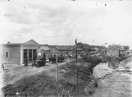 Street Scene in Cook, Minnesota, 1925