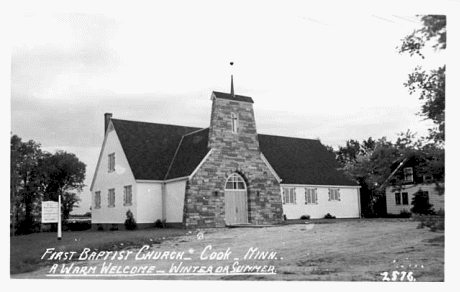 First Baptist Church, Cook, Minnesota, 1940
