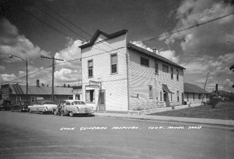 Cook General Hospital, Cook, Minnesota 1950