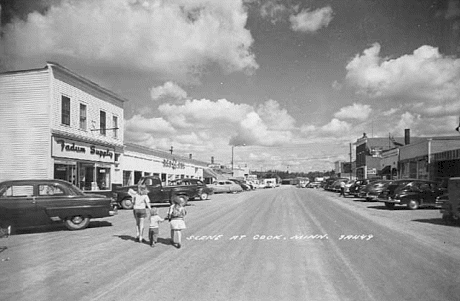 Street Scene, Cook Minnesota, 1955