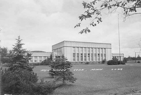 High School, Cook Minnesota 1955