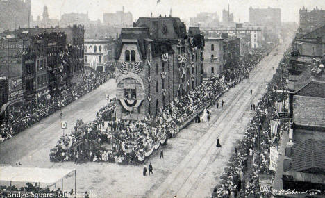 Bridge Square and City Hall, Minneapolis Minnesota, 1906