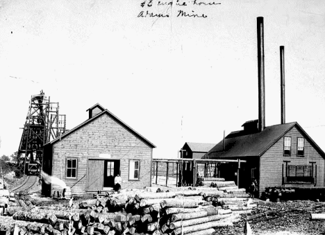 Adams Mine, #3 engine house, Eveleth, Minnesota, 1898